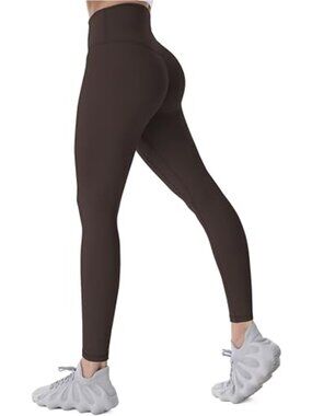 High Waisted Tummy Control Leggings 28" Buttery Soft Nylon Yoga Pants
